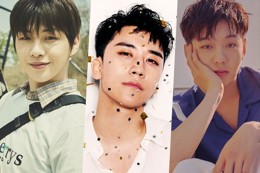 Ba gương mặt dẫn đầu BXH giá trị thương hiệu nam idol tháng 7.