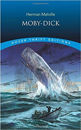 Bìa cuốn tiểu thuyết kinh điển “Moby-Dick”.