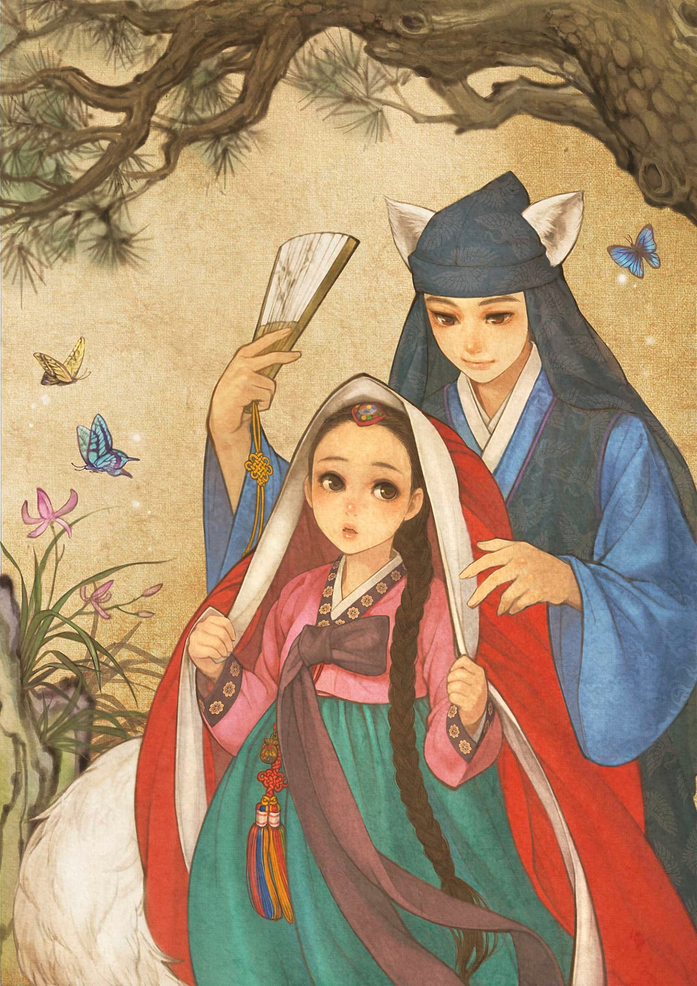 Cô bé quàng khăn đỏ đã trở thành cô bé choàng áo đỏ rồi. Nhưng chó sói thì xem ra đẹp trên mức cho phép rồi. Đẹp thế này thì ai cũng muốn đi theo mất thôi.