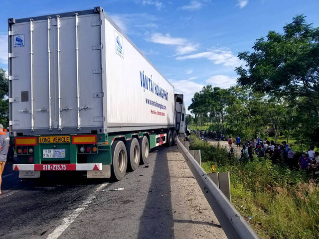 Hiện trường vụ tai nạn.