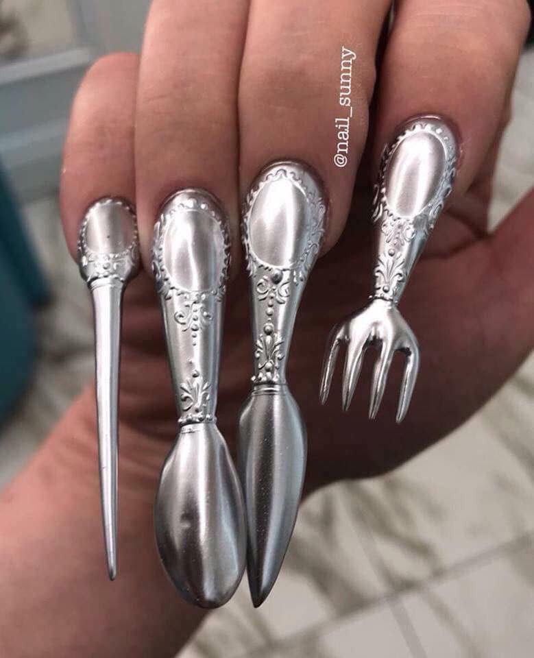 Bộ nail dành cho những tín đồ sành ăn