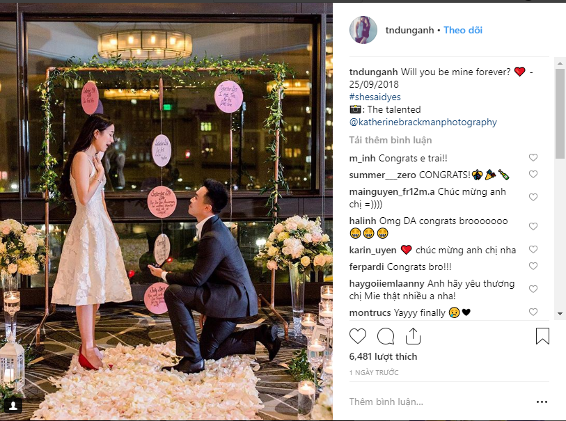 Bài đăng của Anh Dũng trên Instagram.