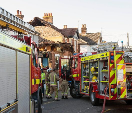 Lực lượng cứu hỏa đã có mặt kịp thời.