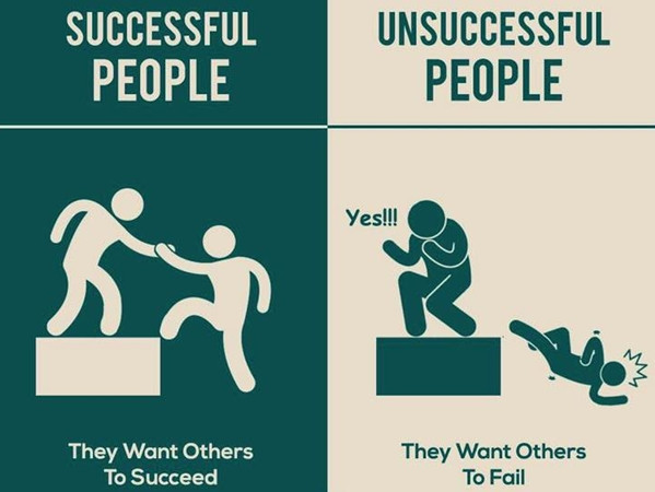 Những người thành công thực sự là những người muốn giúp người khác cùng thành công.