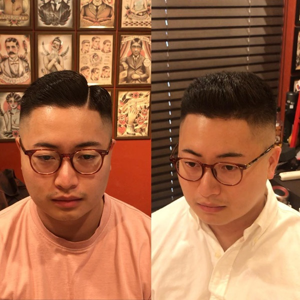 Tóc cũ thì khá gọn gàng đấy nhưng không phải ai cũng chẻ ngôi được, tốt nhất là cứ undercut truyền thống cho an toàn mà đẹp.