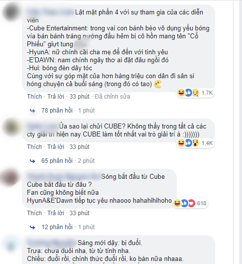 Cube trở thành cảm hứng thơ văn cho fan. (Nguồn: K Crush - News &amp; Gossip)