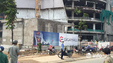 Dự án Trung tâm thương mại Giga Mall bị đình chỉ xây dựng vì để xảy ra tại nạn lao động nghiêm trọng.