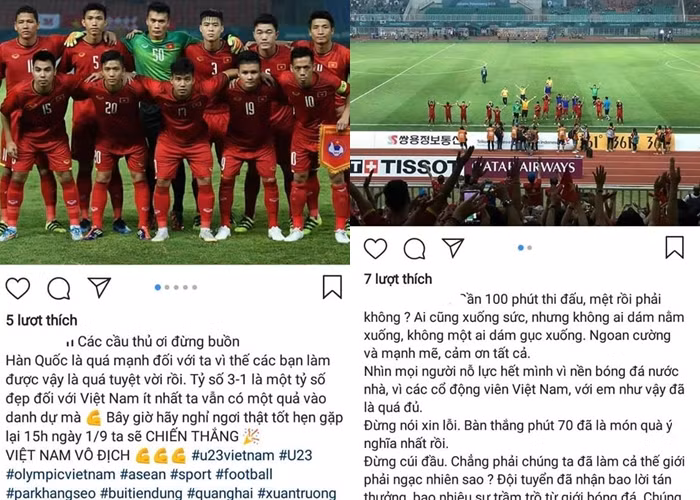 Tỉ số 3 - 1 không cho thấy chúng ta cúi đầu trước đối thủ mạnh, mà là chúng ta đã cố gắng đến từng phút giây.