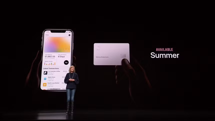 Với Apple Card, hãng mong muốn liên kết cùng ngân hàng Goldman Sachs và Master Card để trở thành một loại thẻ ngân hàng kiểu mới.