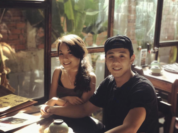 Huyme và Trúc Anh.