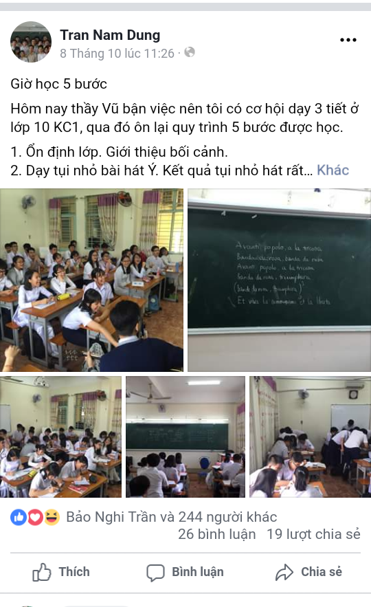 Nguồn: Facebook của thầy Trần Nam Dũng.