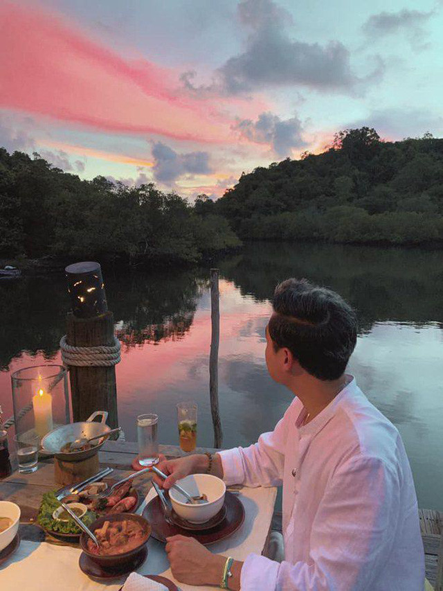 Anh cũng có nhiều đam mê với ẩm thực