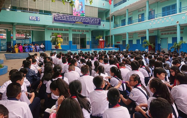 Trường THCS Lê Lợi, Q.3, TP.HCM. (Ảnh website của trường)