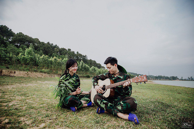 Bộ ảnh kỷ yếu độc đáo mang màu xanh áo lính của teen Nghệ An ảnh 9