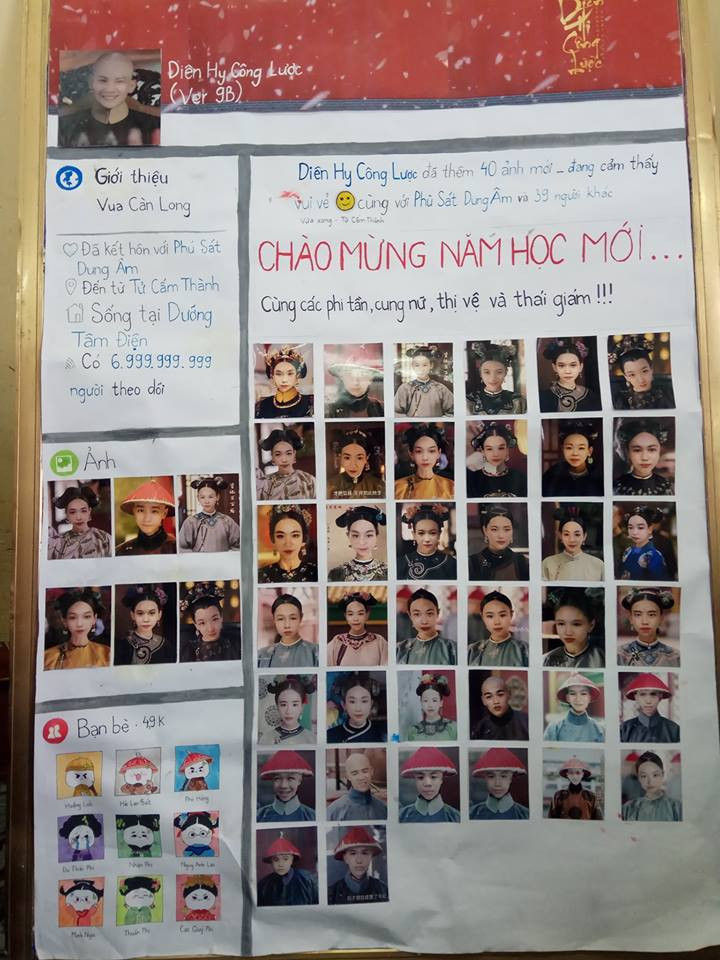 Được biết tác phẩm trên của học sinh lớp 9B trường THCS Nguyễn Thiện Thuật (Hưng Yên) thực hiện trong dịp chào đón năm học mới 2018-2019.