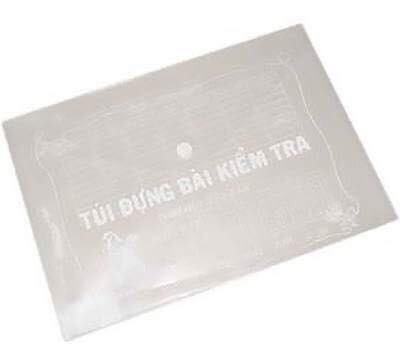 Túi đựng bài kiểm tra, nơi lưu giữ những bài từ điểm 8 trở lên.