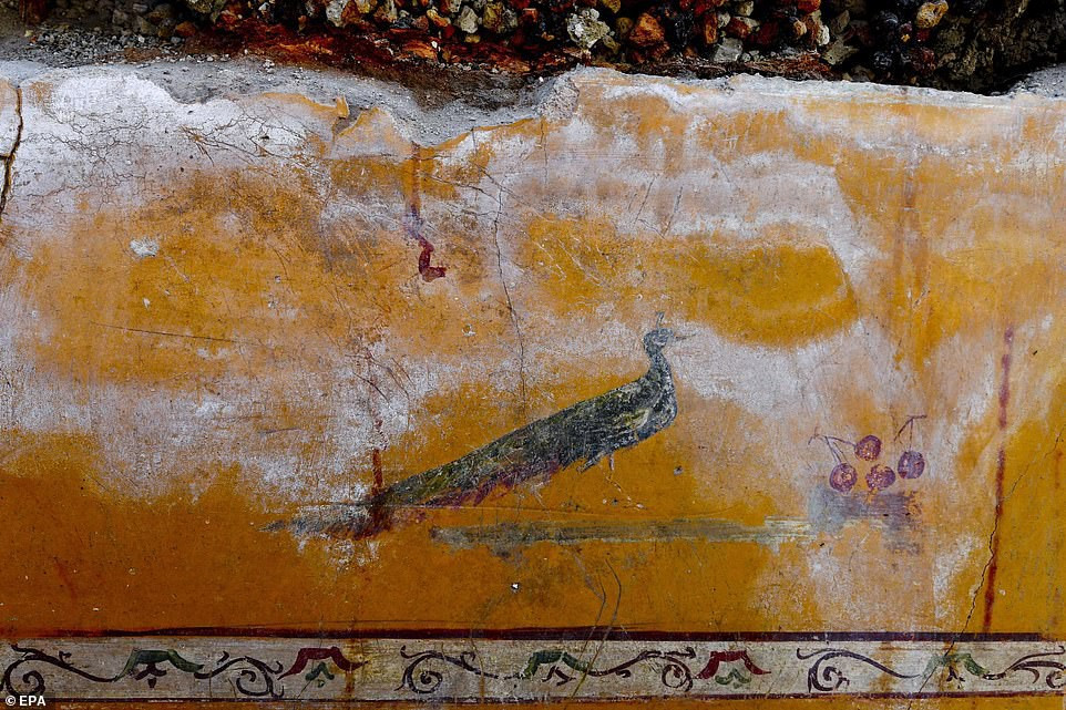 Những màu sắc vẫn còn khá đậm nét sau quãng thời gian 2.000 năm.
