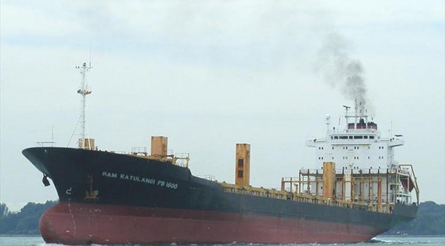 Tàu Sam Ratulangi PB 1600 trước khi mất tích.