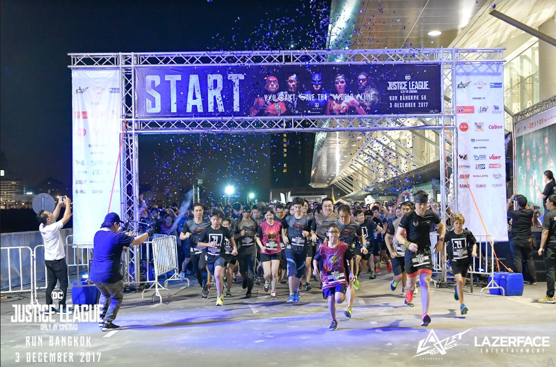Justice League Night Run tại Thái Lan