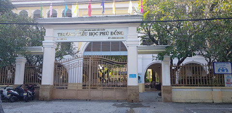 Trường tiểu học Phù Đổng, nơi xảy ra vụ việc. ẢNH: V.T.