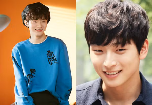 Các fan của Jinwoon (2AM) từng thú nhận rằng khi nhìn thấy Jisung (Wanna One), họ cứ nghĩ Jisung là em trai của Jinwoon cơ đấy. Ai bảo hai người giống nhau quá đi.