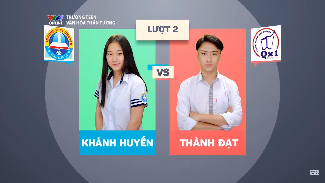 2 thí sinh Nguyễn Khánh Huyền và bạn Bùi Đỗ Thành Đạt.
