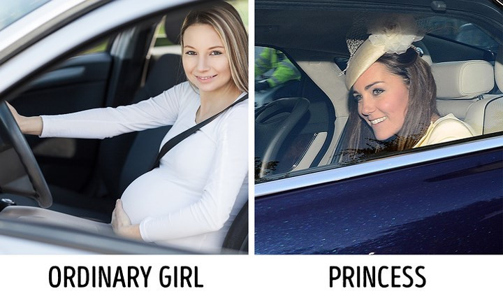 Những người mang thai trong gia đình Hoàng gia được khuyến khích hạn chế đi lại, đặc biệt là nghiêm cấm việc tự do lái xe. Điều này liên quan đến việc bảo vệ an toàn cho người mẹ và đứa trẻ.