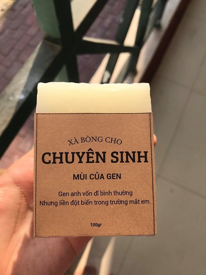 Mẫu xà bông dành cho chuyên Sinh.