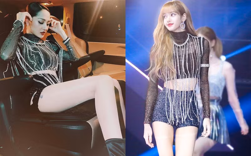 Hai set đồ được nhiều khán giả nhận xét giống nhau đến 90%.