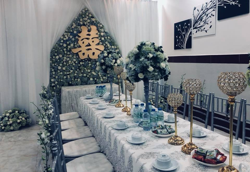 Bức hình hé lộ không gian buổi đám hỏi được MiA đăng tải trên trang cá nhân.