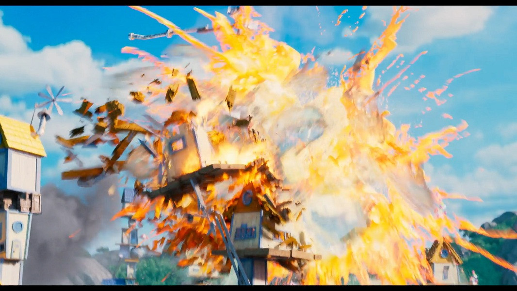 Đạn đại bác bằng băng liên tục bay đến và phá hủy khu vực sinh sống tại đảo Chim và Heo…