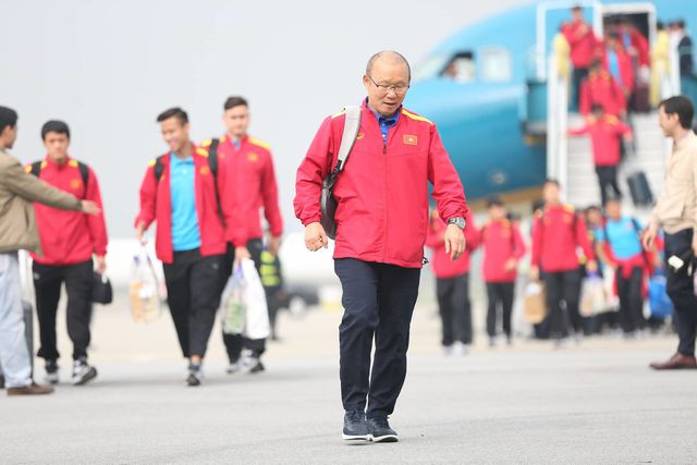 Nụ cười của HLV Park Hang Seo.