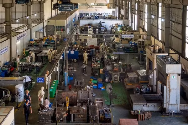 Nhà máy của Vietnam Precision Mechanical Service &amp; Trading tại Bắc Ninh. Công ty này từng là đối tác của Samsung khi Samsung mới mở nhà máy tại Việt Nam. (Ảnh: New York Times)