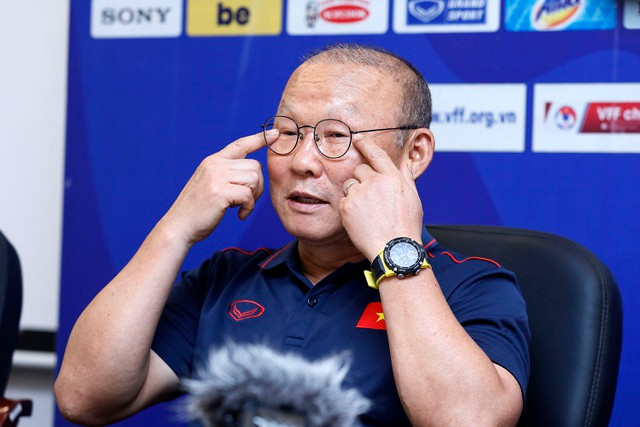 HLV Park Hang Seo thừa nhận lối chơi đã bị các đối thủ bắt bài - Ảnh: Gia Hưng