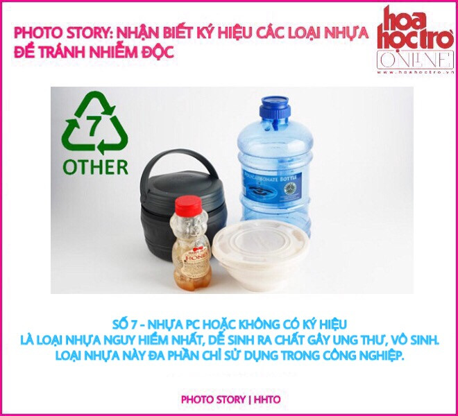 Số 7 - Nhựa PC hoặc không có ký hiệu