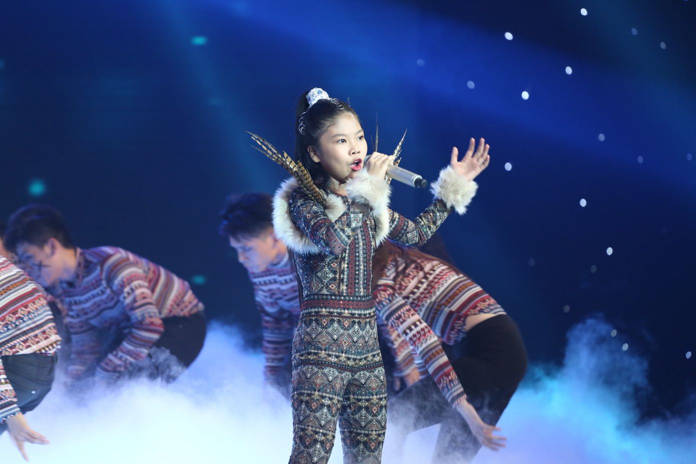 Như Ngọc thể hiện ca khúc Đêm của Diva Hà Trần vô cùng nội lực.