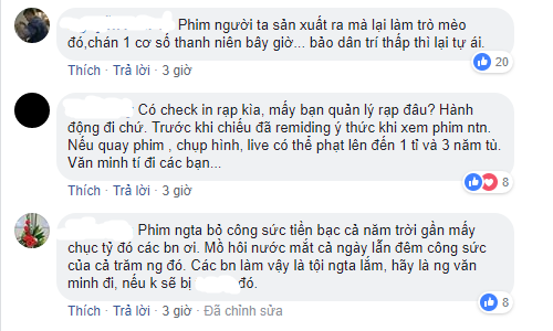 Nhiều khán giả không khỏi bức xúc để lại bình luận.