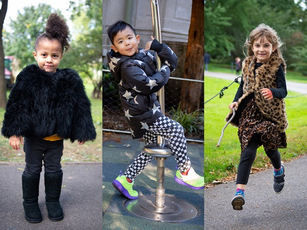 Các bạn trẻ tiềm năng được dự đoán sẽ soán ngôi thế hệ "cool kids" 9X. Từ trái qua: Hailey Carter (3 tuổi), Theo Keranakis (5 tuổi) và Saskia Cocioba (6 tuổi).