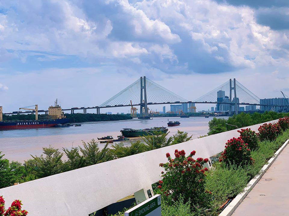 View từ tòa nhà cũng không kém phần đẹp lung linh.