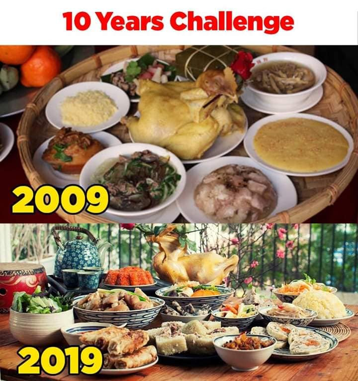 Tiền lì xì có thể không còn được nhận nữa nhưng mâm cơm Tết thì vẫn thế. Nguồn: Beatvn