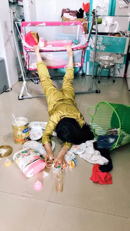 Khi bạn là mẹ bỉm sữa nhưng vẫn muốn tham gia trào lưu.