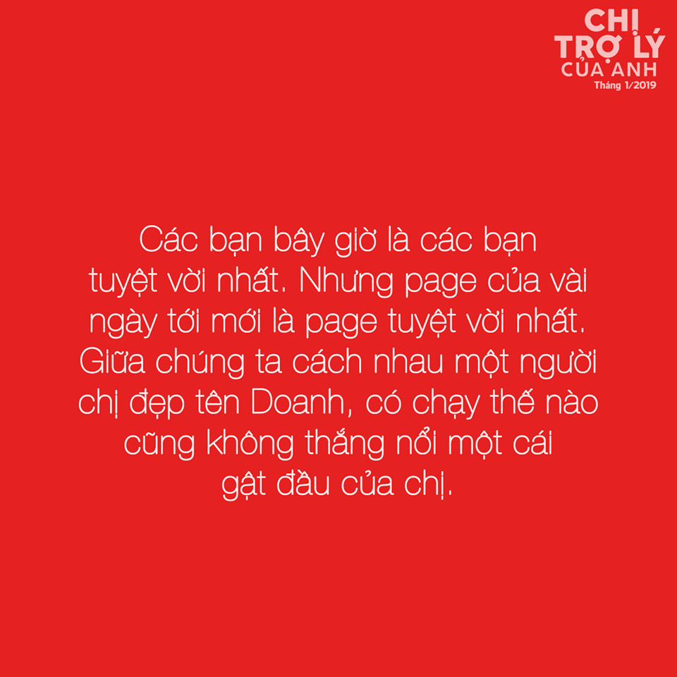 Những dòng trạng thái khá "liên quan" trên trang Fanpage Chị Trợ Lý Của Anh.