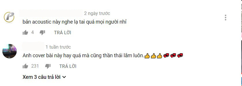 Nhiều khán giả đã để lại những bình luận tích cực.