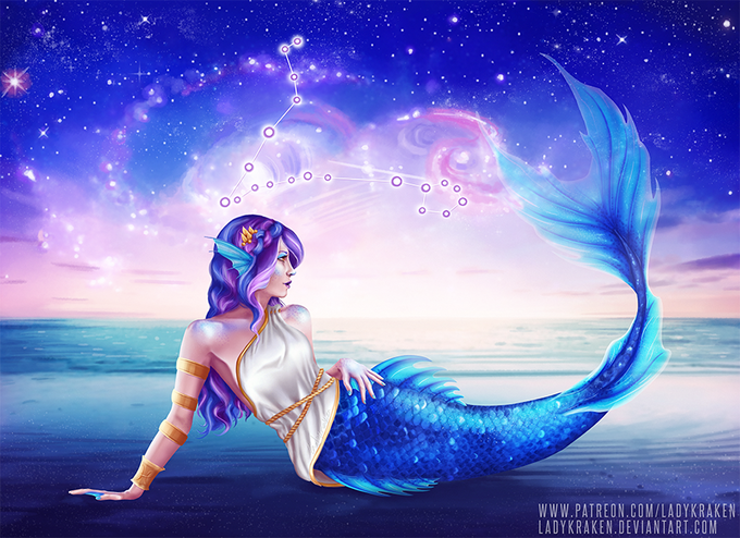 Song Ngư có biểu tượng là hai chú bơi ngược chiều nhau, mà theo thần thoại Hy Lạp chính là hai vị cứu tinh đã giúp đỡ nữ thần sắc đẹp Aphrodite và thần tình yêu Eros bảo toàn tính mạng trước cuộc tấn công của Typhon.