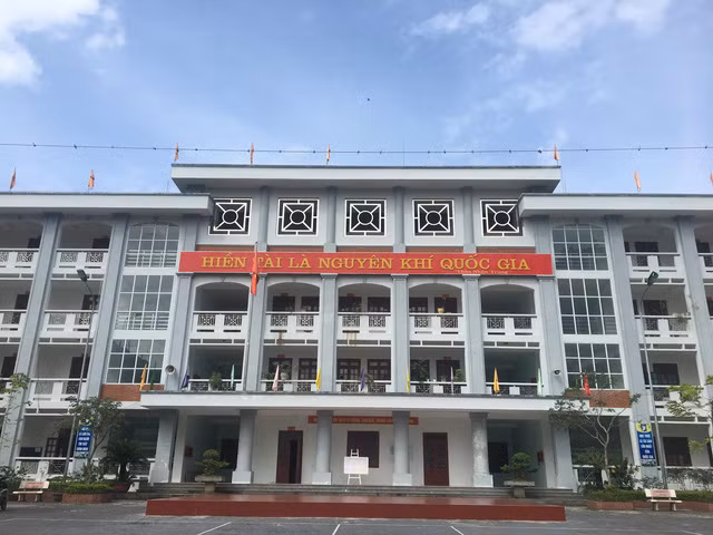 Trường THPT chuyên Hà Giang (Ảnh: Mỹ Hà). 