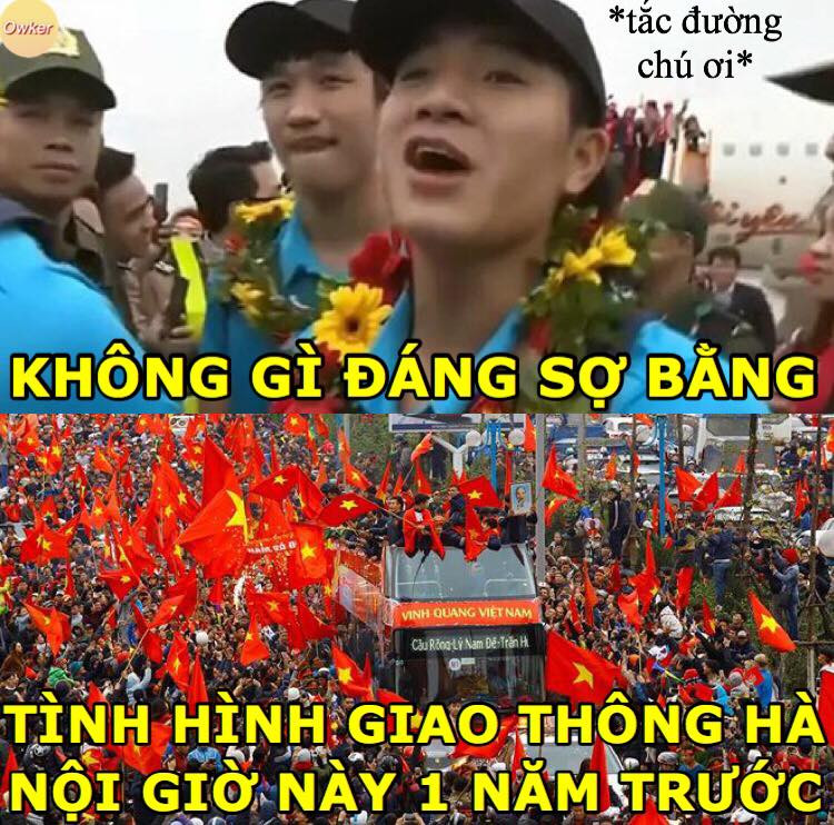 Khung cảnh "nghẹt thở" đến mức các cầu thủ cũng phải tròn mắt. (Ảnh: Fandom Owker)