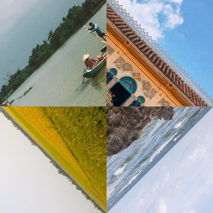 Nếu cảm thấy hài lòng, bạn hãy chọn “Lưu”. Thành quả lúc này của bạn là một bức đối xứng vô cùng đặc biệt!