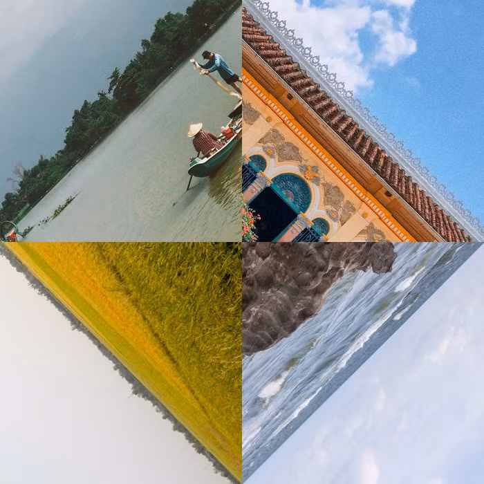 Nếu cảm thấy hài lòng, bạn hãy chọn “Lưu”. Thành quả lúc này của bạn là một bức đối xứng vô cùng đặc biệt!