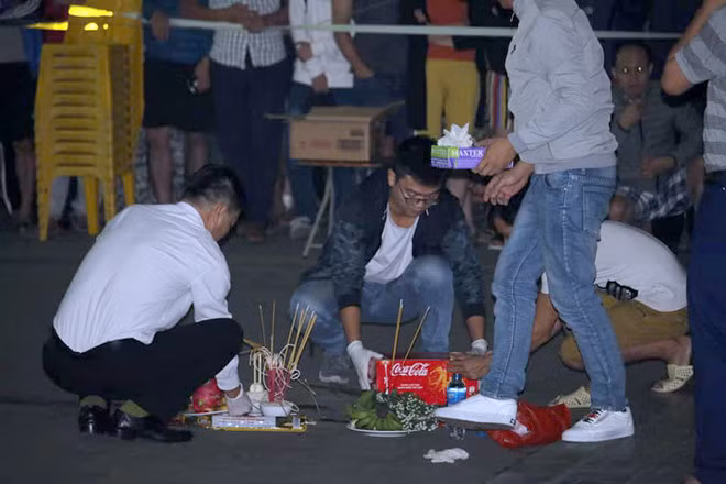 Hiện trường vụ việc. Ảnh: H.V.