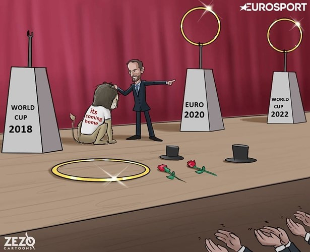 Dù lỡ hẹn trận chung kết World Cup 2018 nhưng dàn sao trẻ của HLV Gareth Southgate có cả tương lai phía trước. (Ảnh: Zezo).